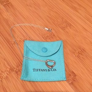 Tiffany & Co ELSA PERETTI OPEN HEART PENDANT